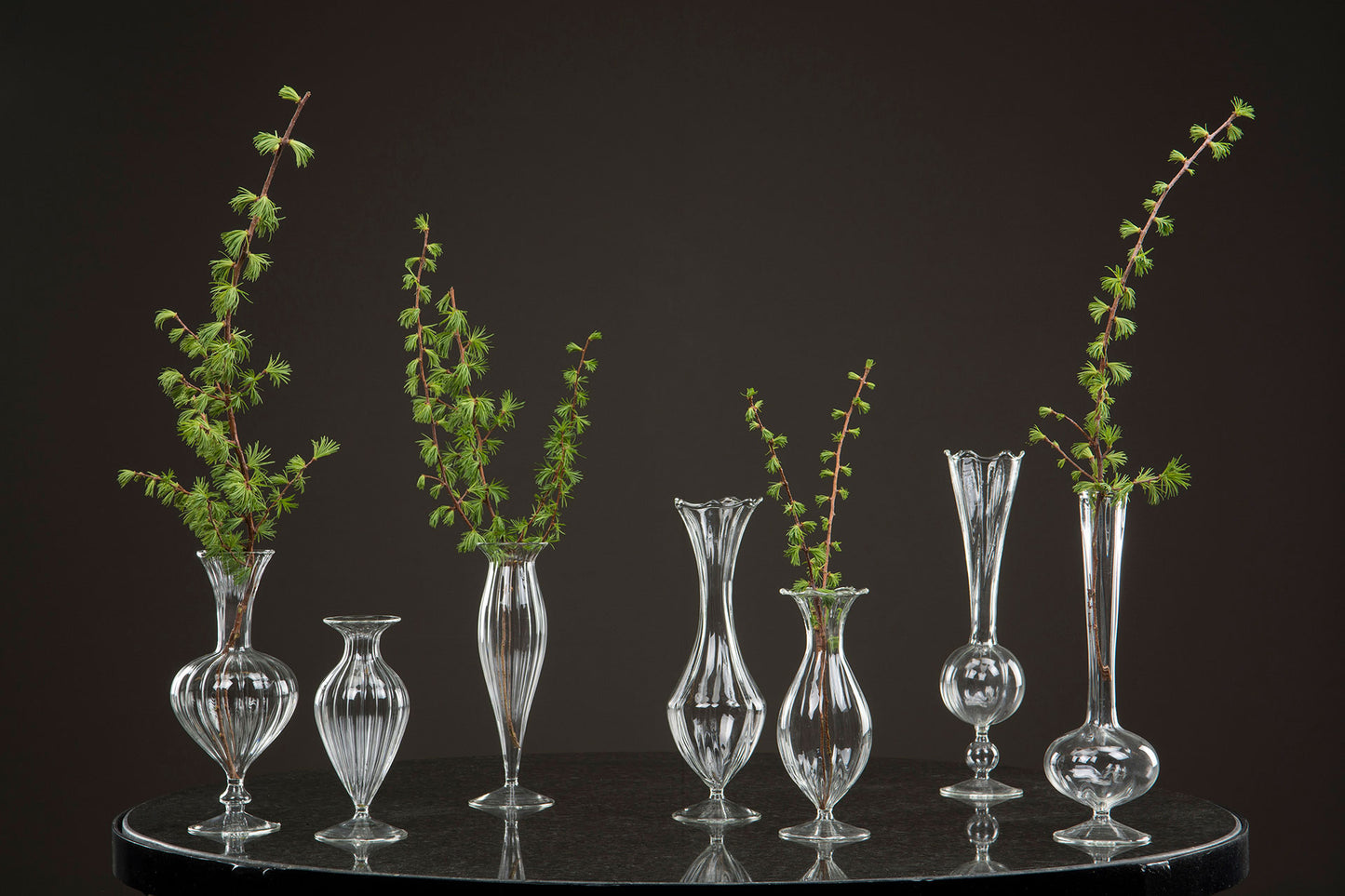 Alot vaske i klart glass 17,5 cm høy