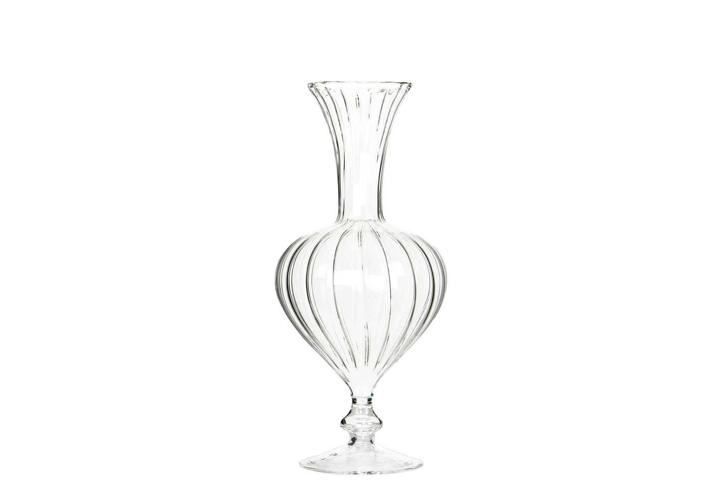 Alot vaske i klart glass 17,5 cm høy