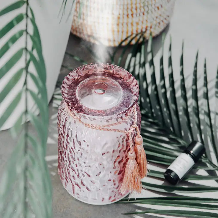 Rosa glass diffuser fra sthlm