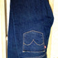 Classic rise slim jeans fra Levis. Demi curve.  Str W30 L 34.. Mørk blå.