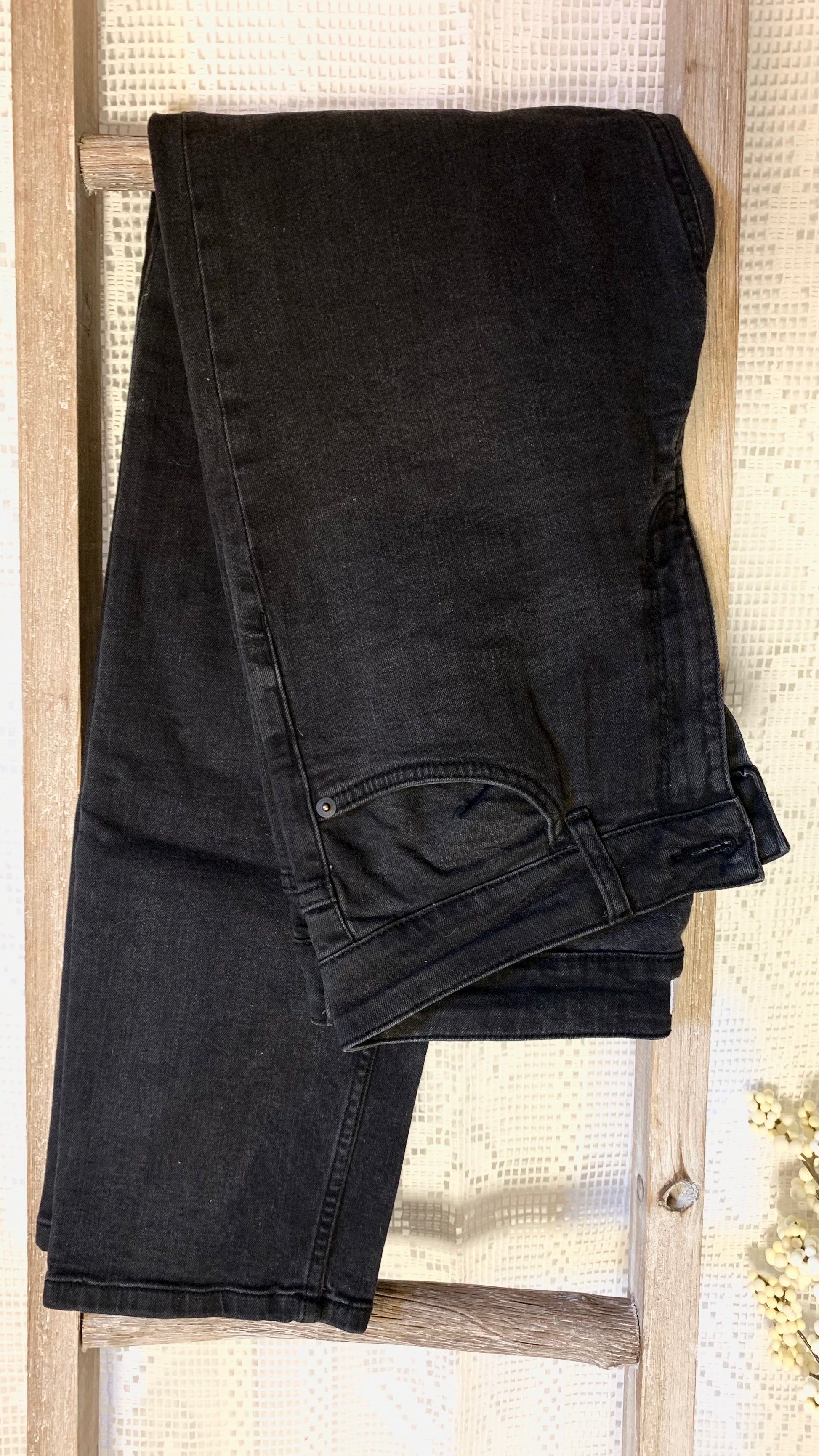 Lindex Jeans,svart str 38