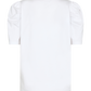 T-shirt med puffermer i mykt bomull fra freequent. Fargen brilliant white.